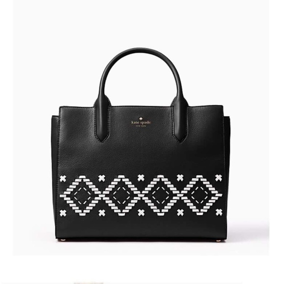 Kate Spade NWT Leather Satchel Flynn St Meriwether - Picture 1 of 8